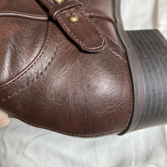 Plus Size Calf Extensions Easy Street Black and Brown Heeled Boots Lot - Picture 8 of 16